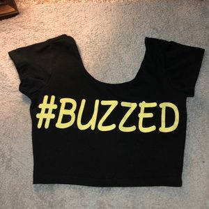 #buzzed crop top